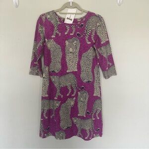 Tyler Boe Alexa Pink Cheetah Dress Size XS